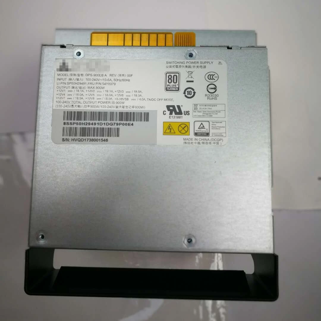 DPS-900EB A UNTUK Lenovo P720 P520 900W Server Power Supply 54Y8979 MAX 900W