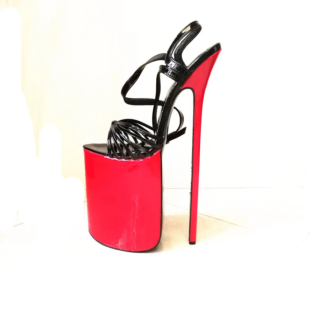 

Women's Shoes 11.81in Heel Height Sexy PU Stiletto Heel Platform Sandals High Heels US size 5-13 No.P3004r