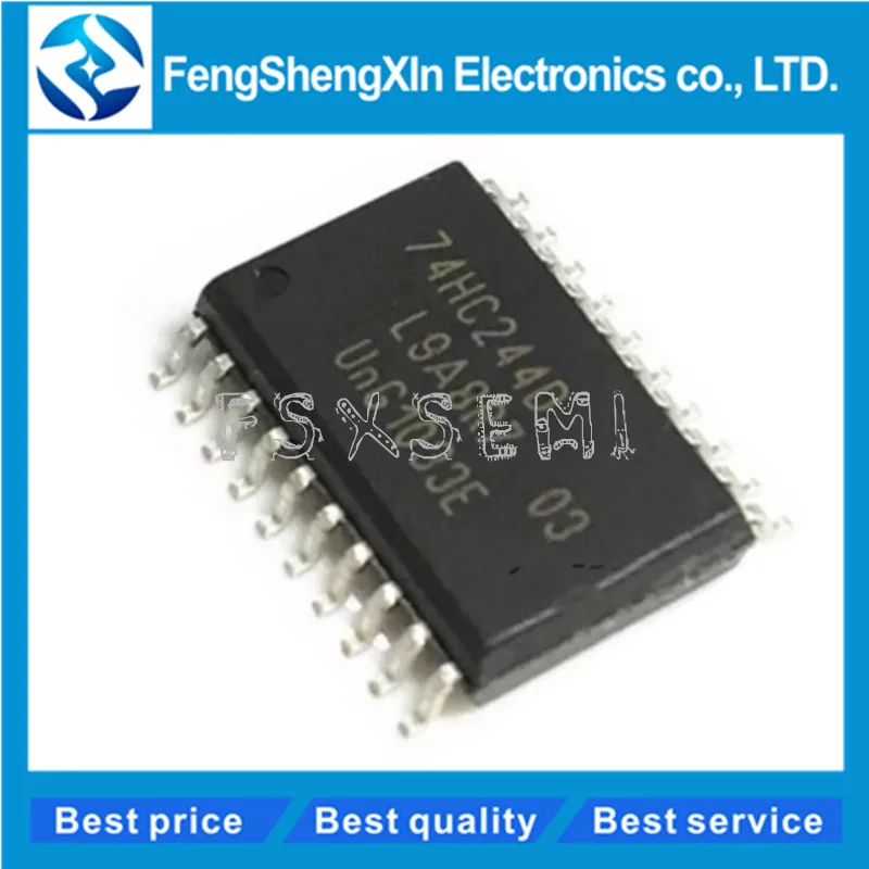 100pcs/lot 74HC244D 74HC244 SOP-20 Dual 4-Bit Non-Inverting Buffer/Driver IC