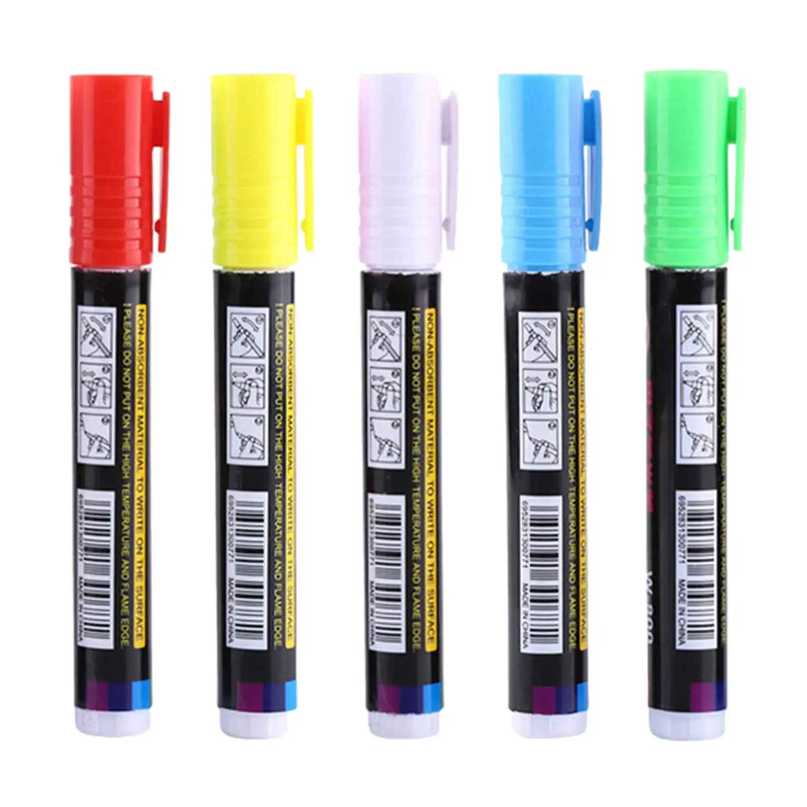 New Hot Queen Bee Marking Beekeeper Marker Pen Beekeeping Plastic Marks Pen 5 Colours White Yellow Red Green Blue Bee Tools