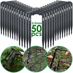 KESLA 50PCS Bend Arrow Dripper Micro Drip Irrigation Kit Emitters for 3/5mm Hose Garden Watering Saving Micro Dripper Greenhouse