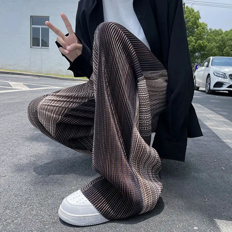 Streetwear Hosen Mens Amerikanischen Oversize Beliebte Mann Design Hosen High Street Drapieren Wirkung Kühlen Fee Hosen Lose Baggy Hosen