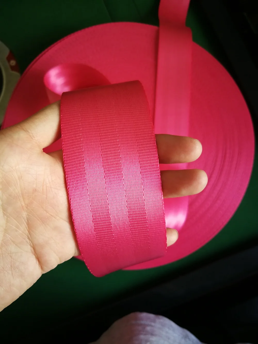 XIMOOR 4-36Meter Pink Car Seat Belt Webbing Universal Car Personalized Modification Seat Belt Webbing Car Accessories