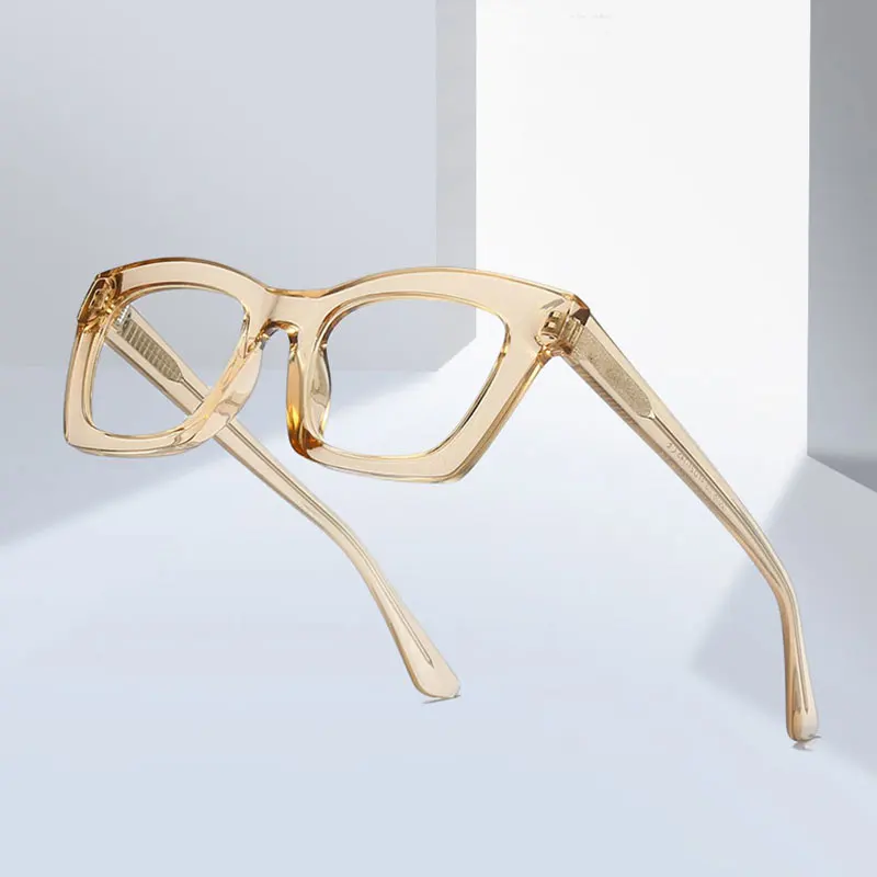 Stylish Women Glasses Frame Full Rim Square Shape Fashion Optical Prescription Eyewear Spectacles for Female Eyeglasses