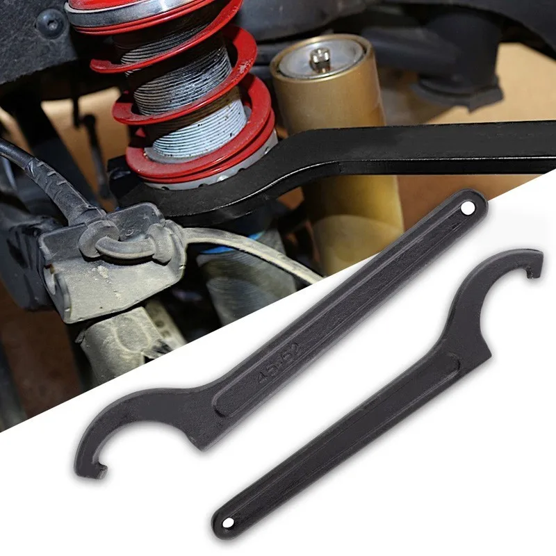 45-52mm Hook Shock Absorber Wrench Spanner Tool C Spanner Tool Repair Kit Wrench Hook Load Adjuster For Motorcycle Quad ATV