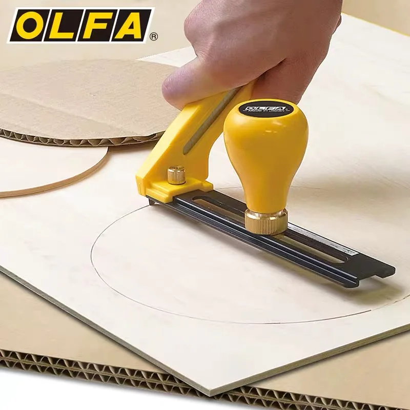 MADE IN JAPAN  OLFA heavy-duty compass cutting machine (CMP-2) cuts diameters of 3-12 inches