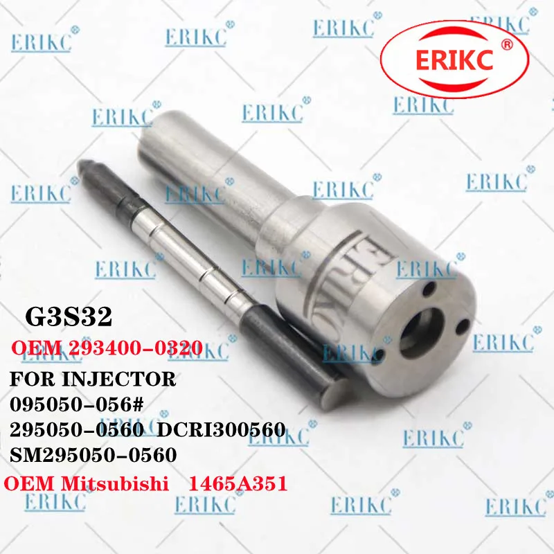 ERIKC G3S32 Diesel Injector Oil Nozzle G3S32 OEM 293400-0320 FOR 295050-0560  DCRI300560 SM295050-0560