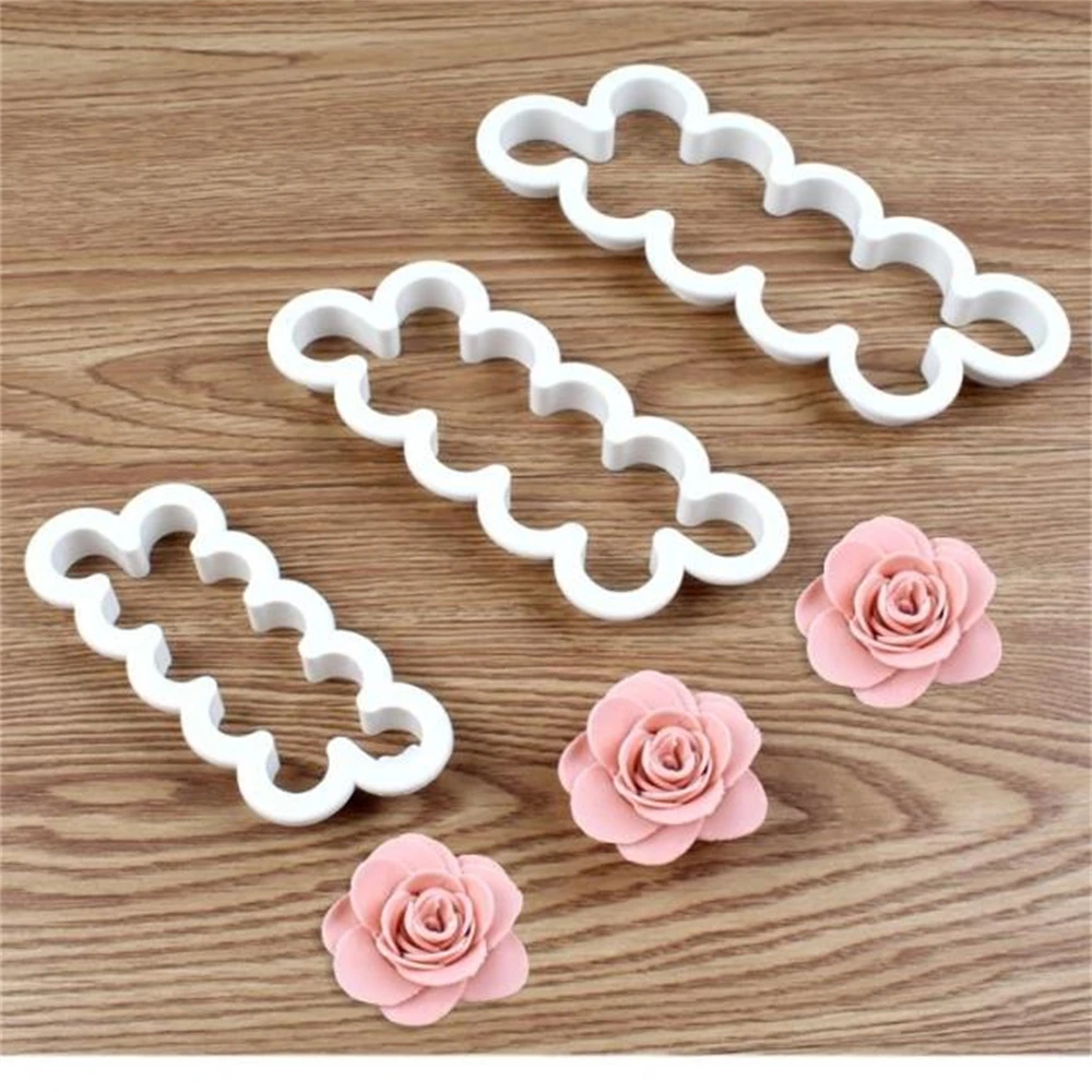 Pottery Mold 3D Rose Flower Clay Tool Accessories Printing Mold for Clay Pottery Handmade Work