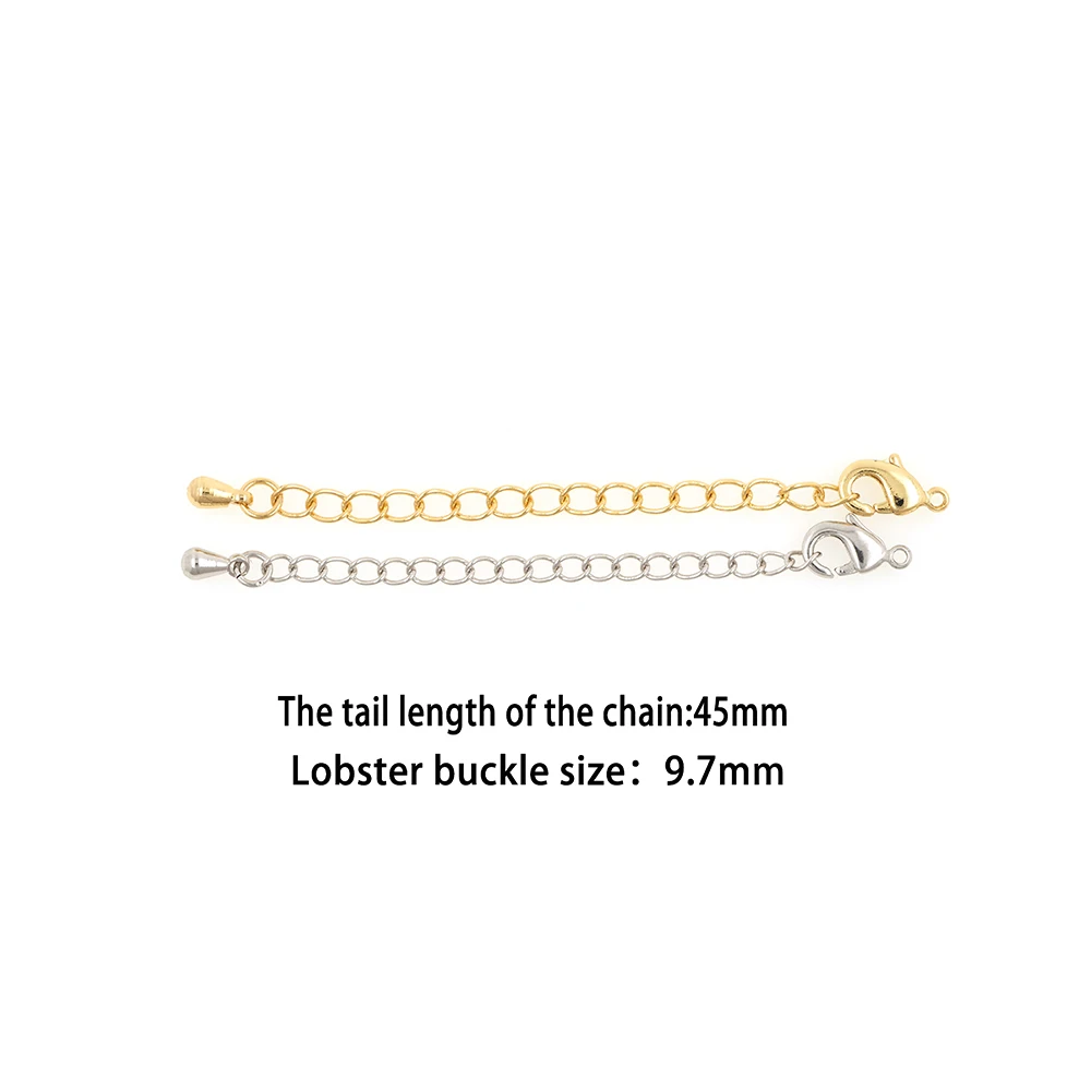 

DIY Jewelry Making Bracelet Necklace Extended Tail Chain Lobster Buckle Connector