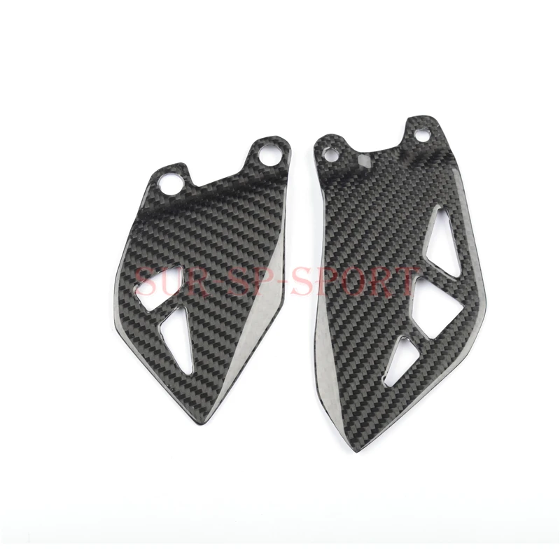 

Rearset Foot Peg Mount Heel Guard Plates For Kawasaki ZX6R /ZX10R 2011-2021 Full Carbon Fiber 100%