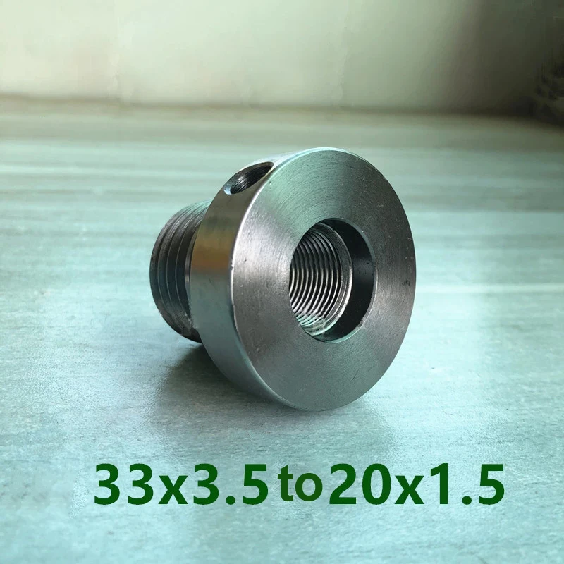 External M33 x 3.5 to M20 x 1.5 Thread Chuck Insert Adapter Lathe Screw Thread Spindle Wood Turning Tool Accessories