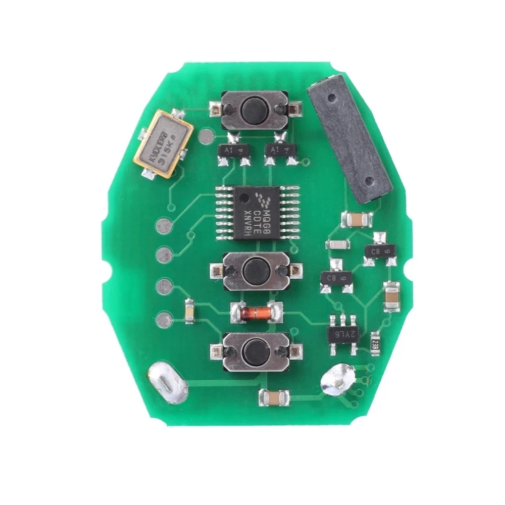 KEYECU EWS Rechargeable Remote Circuit Board 315MHz 433MHz For BMW 3 5 X Series 1999 2000 2001 2002 2003 2004 3 Button Key Fob