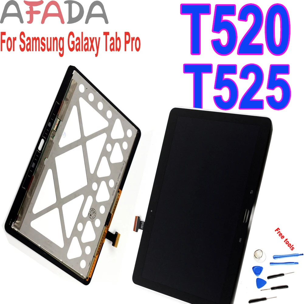 

10,1-дюймовый ЖК-дисплей для Samsung Galaxy Tab Pro T520 SM-T520 T525 SM-T525, замена преобразователя сенсорного экрана в сборе