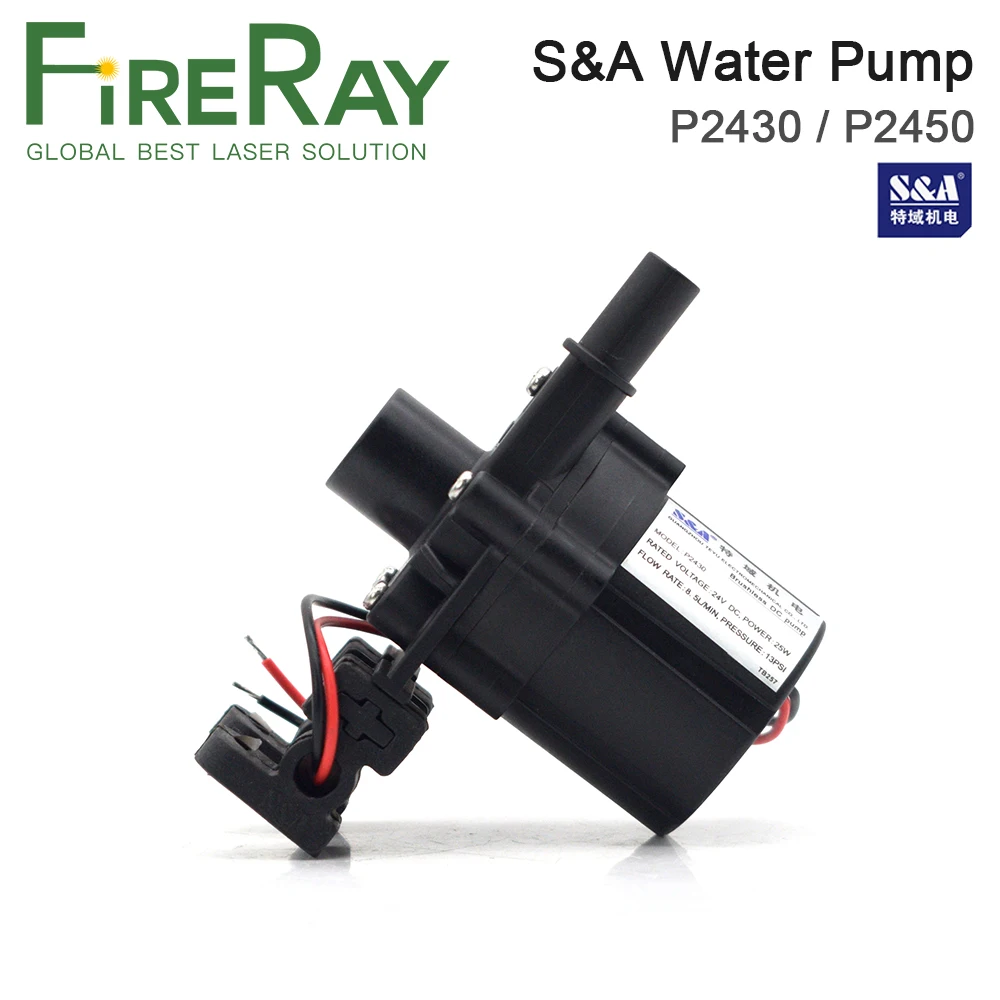Fireray Water Pump P2430 P2450 for S&A Industrial Chiller CW-3000 AG (DG) CW-5000 AH (DH) CW-5200 AI (DI)