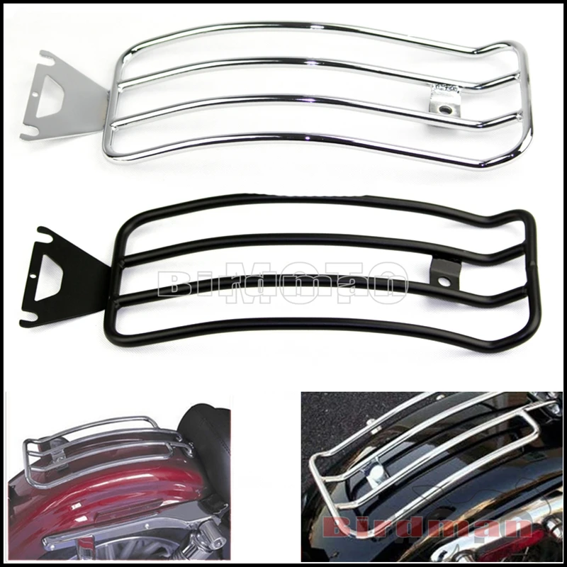 

Motorcycle Rear Fender Luggage Rack Shelf Support Carrier Holder For Harley Softail Road King Touring FLHX FLHT FLHR 1997-2015