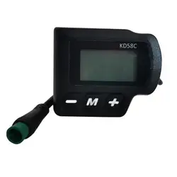36V 48V KEY DISP KD58C LCD Display(customized) Electric Bike equip Monit e-Bike Speeder Replacement Parts Panel Bafang   Kit