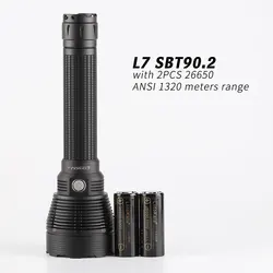 Convoy L7 SBT90.2 26650 flashlight 1320 meters range, with 2PCS 26650 battery