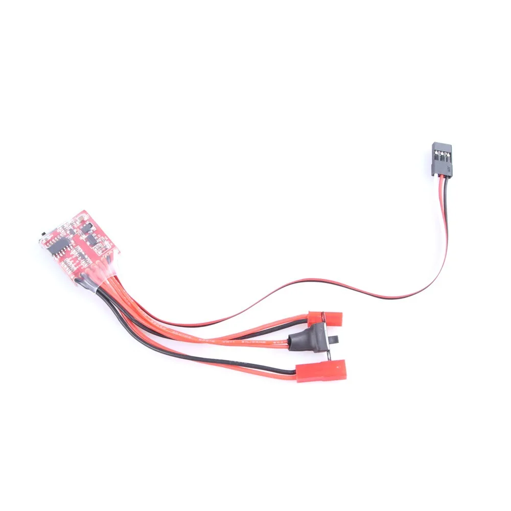 20A Two-way Brushed ESC Electric RC Car Boat Tank Accessories w/ Brake ESC Brush Electric Speed Control Motor Speed Controller