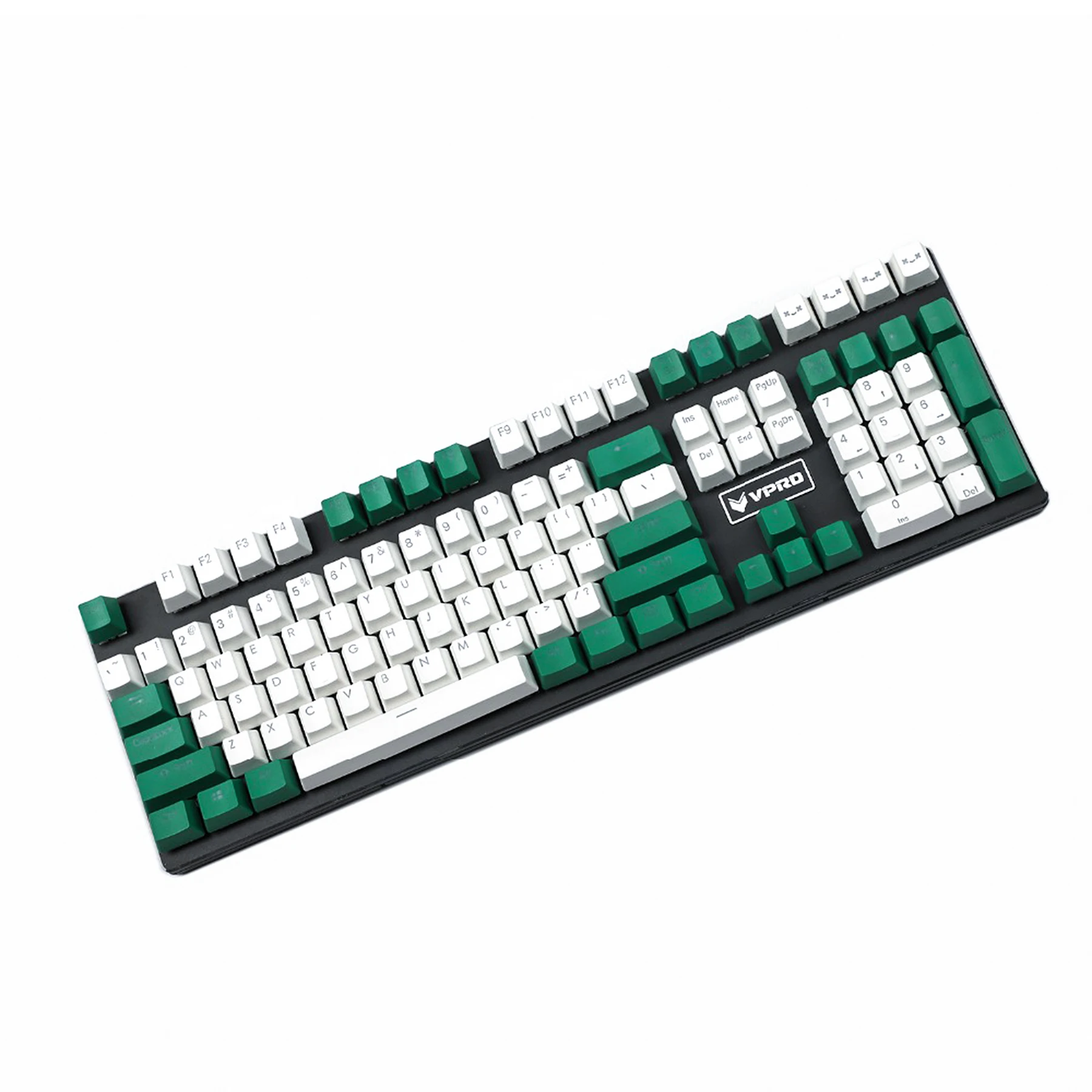 OEM Profile 108 Key Top Printed Double Shot PBT Shine Through Translucent GK61 Keycaps For Mechanical Keyboard GMMK 87