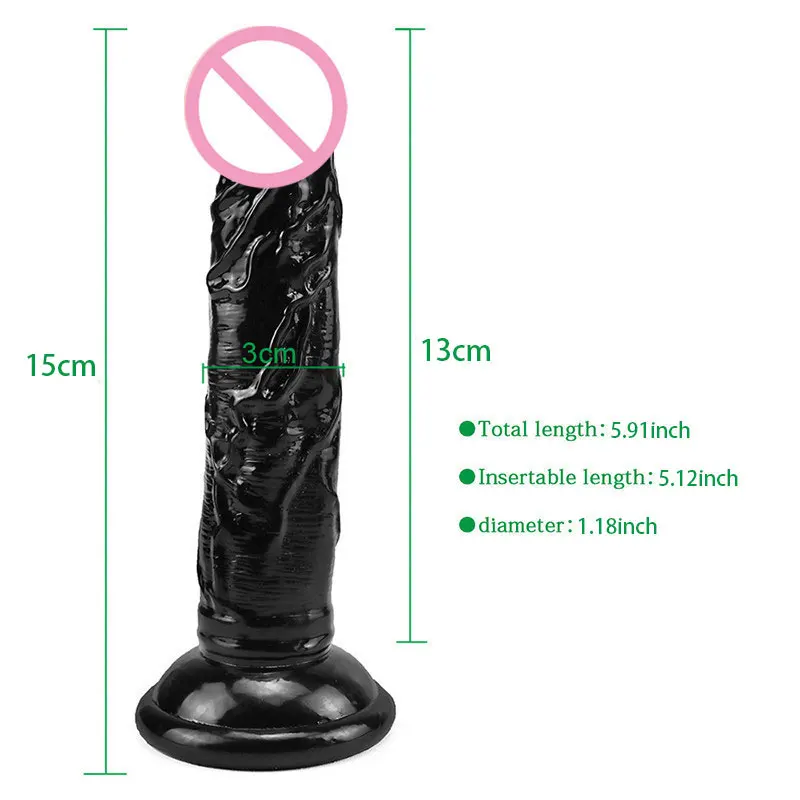 15CM Silicone Dildo Sex Toys For Woman Female Masturbator For Beginners Big Dildos With Sucker Cup Anal Plug 18+ Erotic Sex Shop