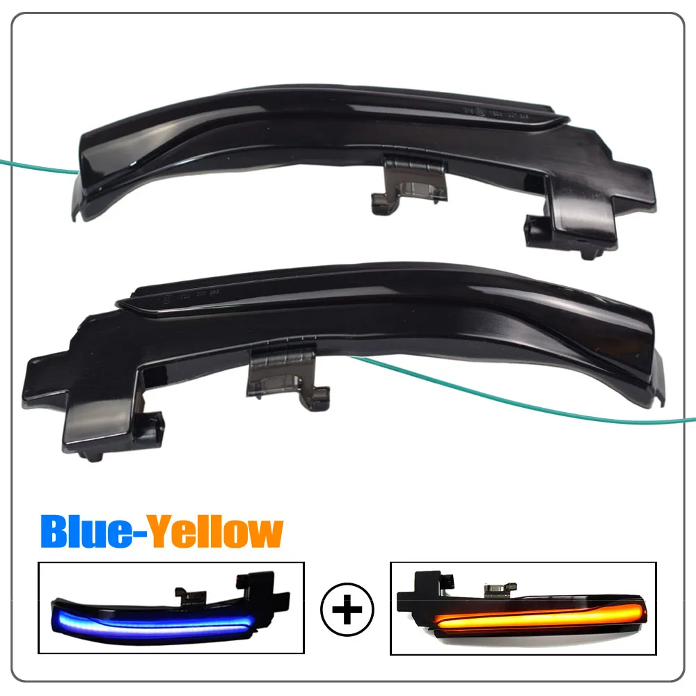 2pcs For Volvo V40 CC II V60 S60 2011-18 S80 V70 III LED Dynamic Turn Signal Light Side Mirror Sequential Blinker Indicator Lamp