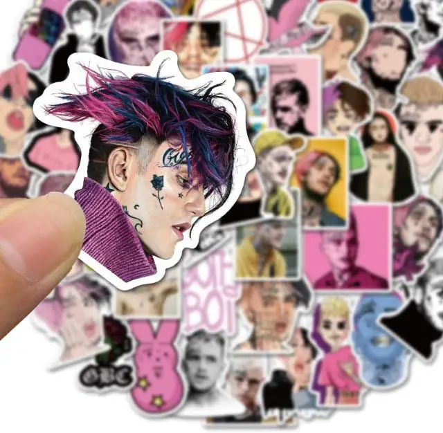 10/30/50pcs Amerikaanse Rapper Lil Peep Graffiti Waterdicht Skateboard Reizen Koffer Telefoon Laptop Bagage Stickers Diy Kids meisje