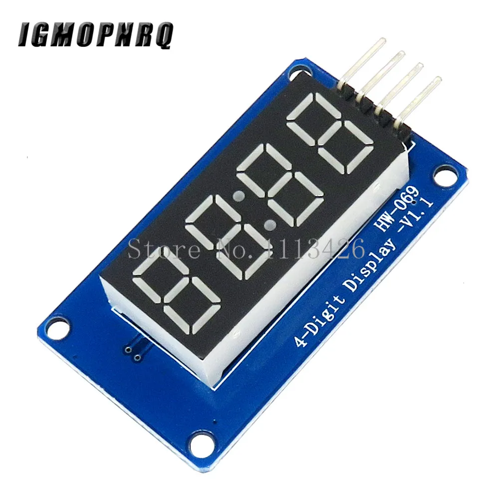 TM1637 LED Display Module For Arduino 7 Segment 4 Bits 0.36 Inch Clock RED Anode Digital Tube Four Serial Driver Board Pack