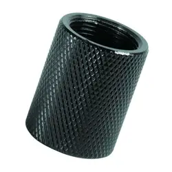 Audio Mic Stand Thread Adapter 5/8-27 Female to 5/8-27 Female - Aluminum Coupler 5/8