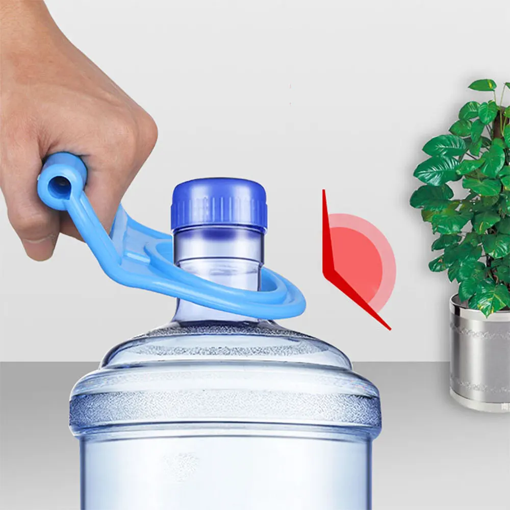 Silicone world Water Bottle Water Pail Bottle Carrier Lifter Plastic With Anti-Slip Holder Thickened Big Bucket Water Lifting