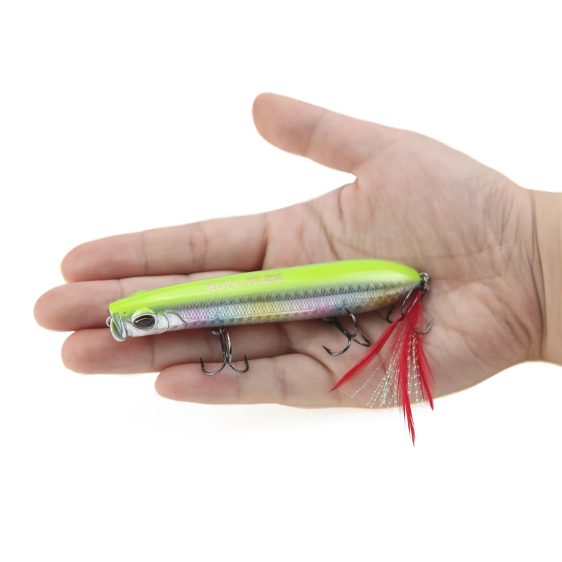 105mm 16g Snake Head Popper Fishing Lures Artificial Bait for Sea Fishing Surface Walkers Fishing Spinning Lures