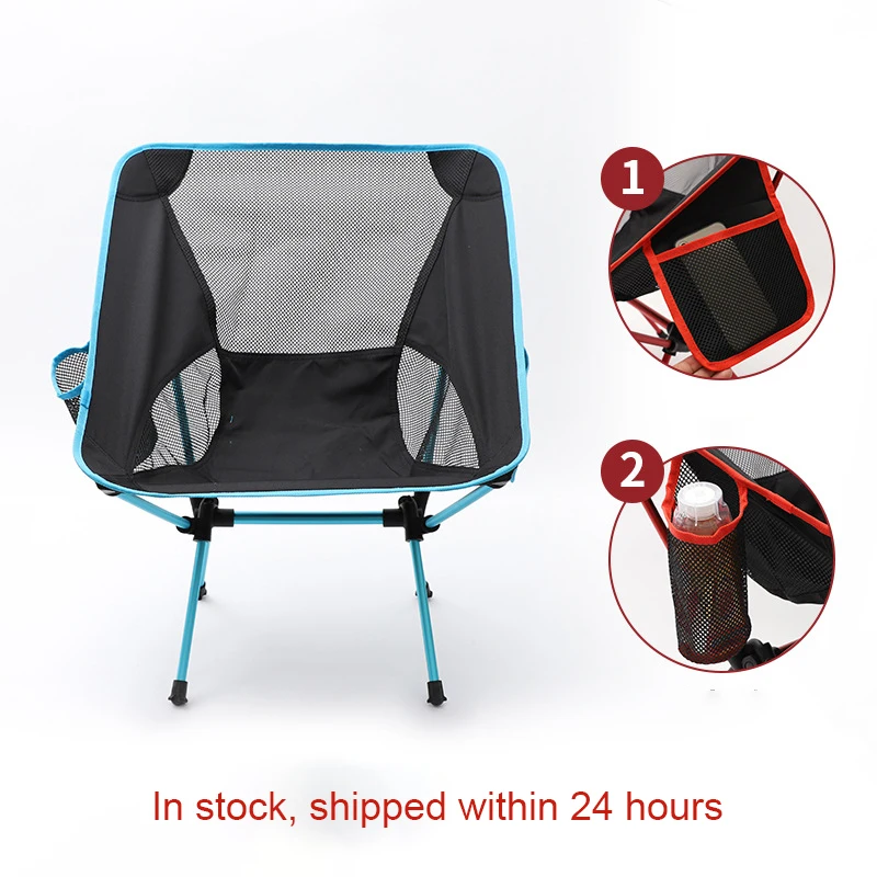 

Picnic Chair Camping Portable BBQ Chairs Foldable Hiking Seat Garden Furniture Sets Ultralight Outdoor Furniture Camping Chair