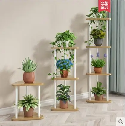 Tieyi multi-storey sitting room balcony green loro much meat flower pot frame decoration indoor floor space flower frame