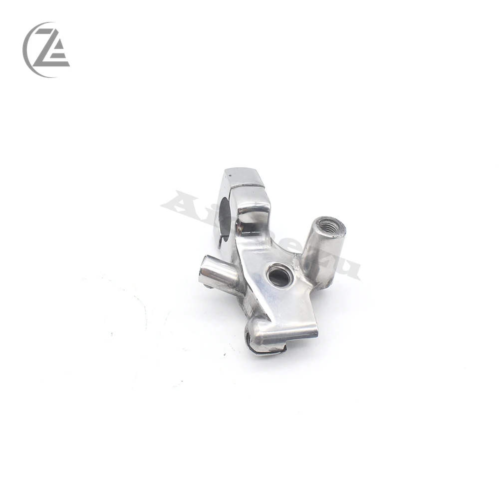 ACZ Motorcycle Chrome 25mm Mirror Base Mount Scooter Clutch Perch Holder For Honda Shadow 400 750 Steed 400 600 Magna 250 750 view 2