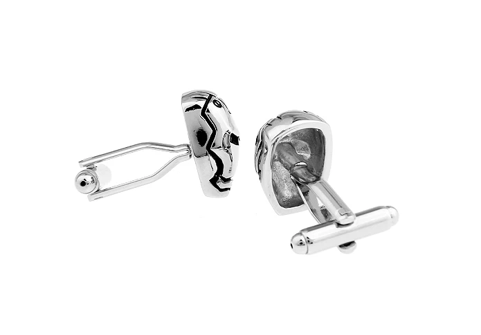 Superheroes Design Ironman Cufflinks For Men Quality Brass Material 2 Colors Option Cuff Links Wholesale&retail