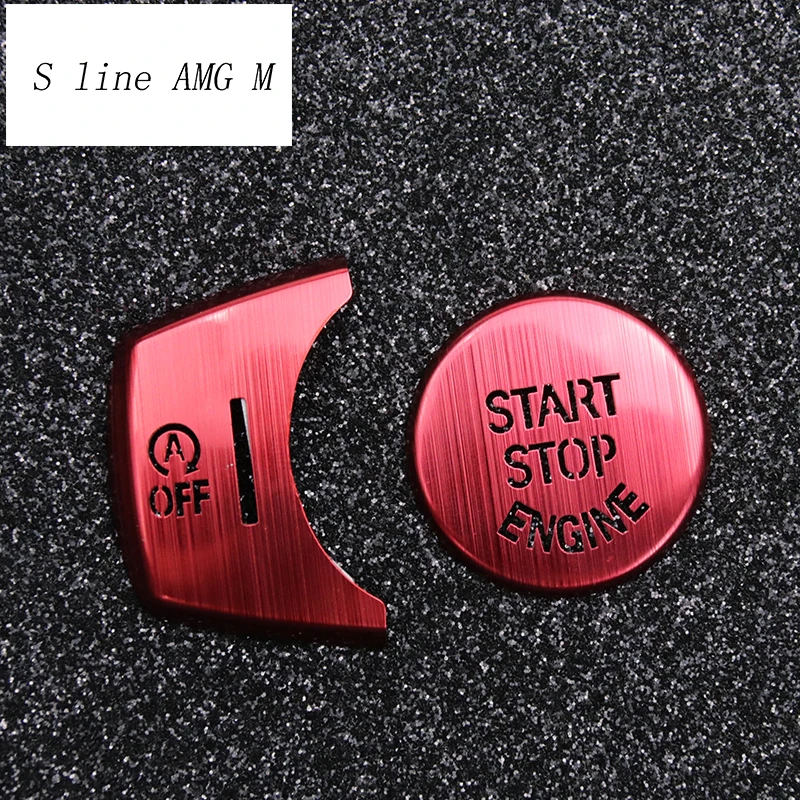 Car Styling For BMW X3 X4 X5 X6 F25 F26 F15 F16 Engine START Button Replace Cover STOP Switch Accessories Key Decor Auto Sticker