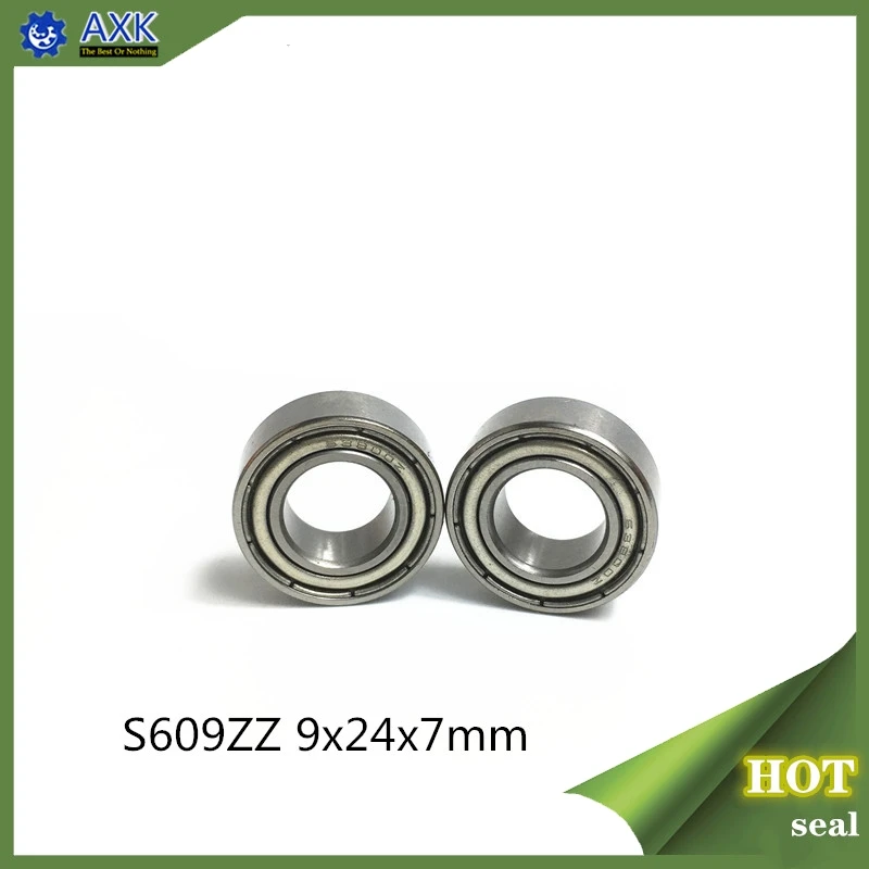 

S609ZZ Bearing 9*24*7 mm ( 10PCS ) ABEC-1 440C Roller Stainless Steel S609Z S609 Z ZZ Ball Bearings