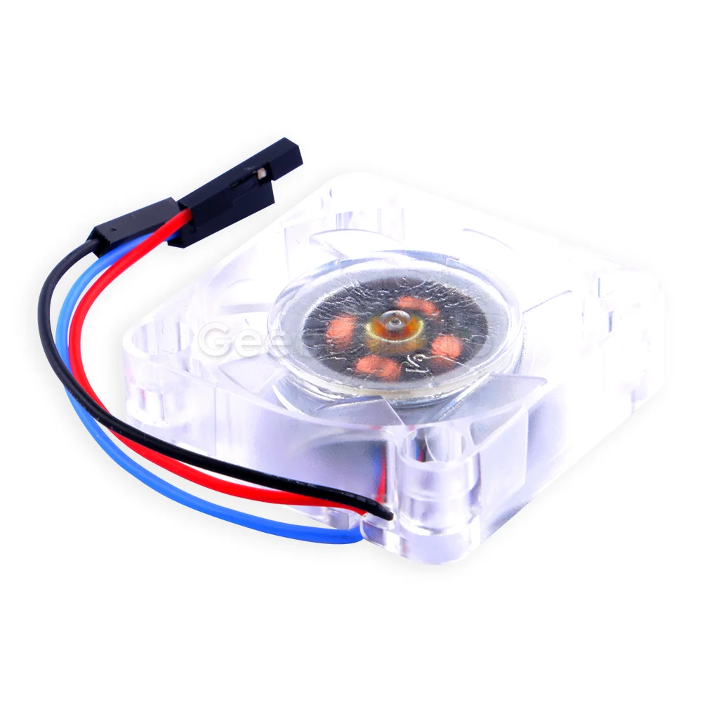 Adjustable Fan Automatic Shutdown 5V Extreme Quite 3 Pin PWM Heat Sink Mini Cooling Fan Colorful For All Mode Raspberry Pi