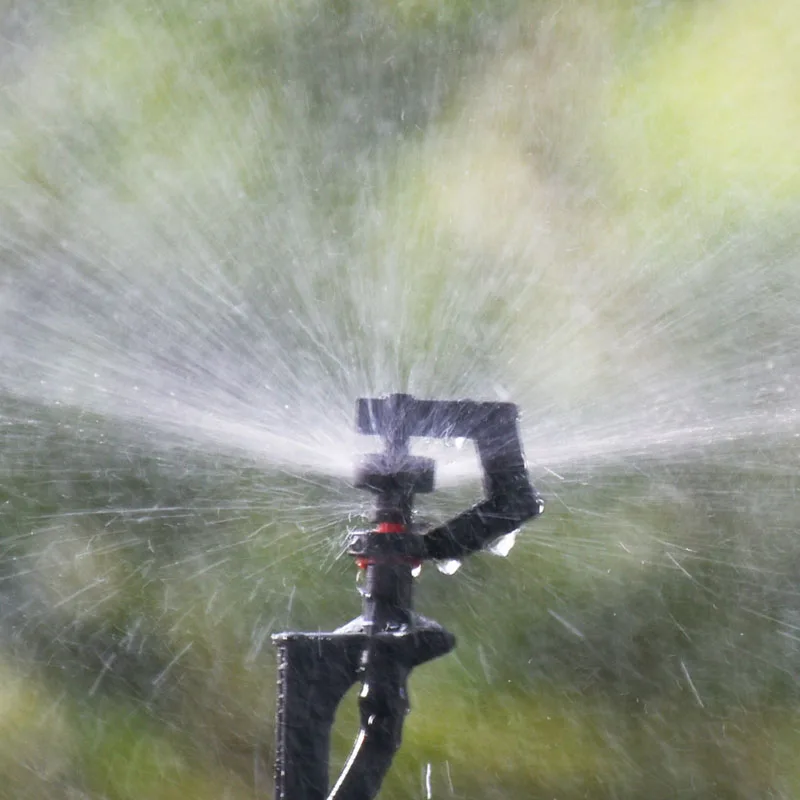 G-Type 360 Degree Rotating Sprinkler Nozzle With Support Greenhouse Drip Irrigation Nozzle Micro Sprinkler 5Pcs