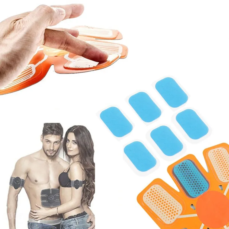 50Pcs Hydrogel Sticker Patch For ABS EMS Abdominal Stimulator Hip Trainer Toner Trimmer Belt Replacement Pads Vibration Fitness