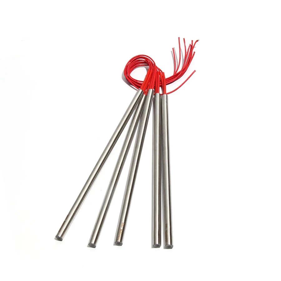 

5PCS 15mm 380~500mm 201SUS Cartridge Heater 1400/1500/1600/1800W Single-End Heating Tube 110/220/380V Resistance Element