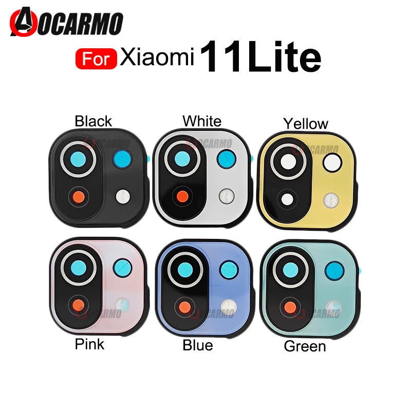 

Для Xiaomi Mi 11 Lite задняя камера Объектив с рамкой Ремонт Запасные части