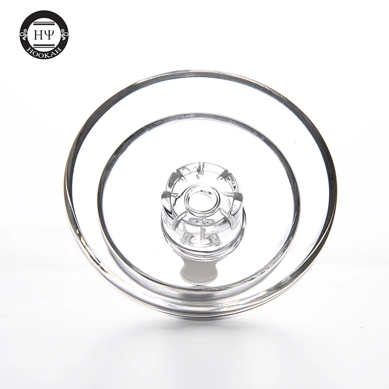 High Quality Cazoleta Shisha Piteira Hookah Head Glass Bowl Smoking Fit Charcoal Holder Heat Manager Narguile Part