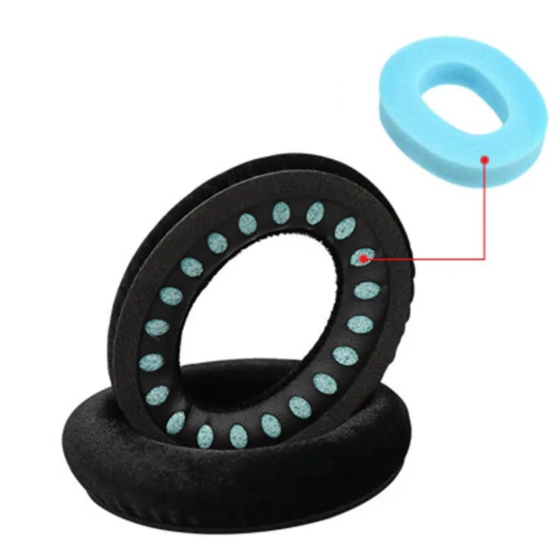 Replacement VELVET Ear Pad for BOSE QC15 QC35 QC25 Soundtrue Headphones Memory Foam Ear Cushion Ear Cups Ear Cover Earpads - Image 2