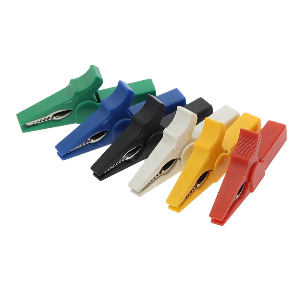 

Battery Test Clip 55MM HV Alligator Clip For Banana Plug 4mm Multimeter Pen Cable Probes Crocodile Clip