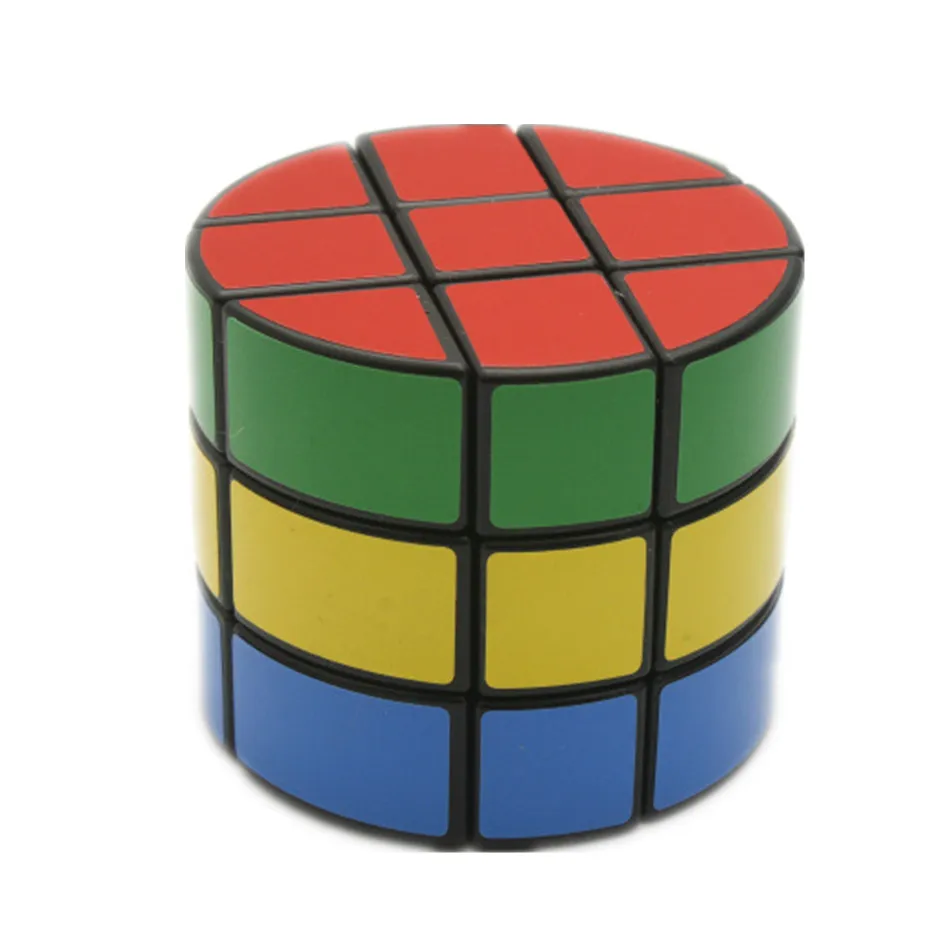 Diansheng 3Layers Barrel Cylinder Round Shape 3 Layer 3x3x3 Column Barrel Magic Cube Puzzle IQ Brain Teaser Toys Speed Puzzle
