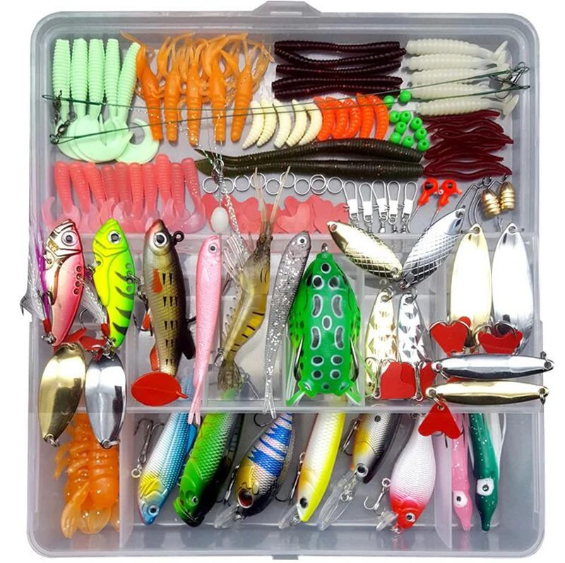 Kit de Señuelos Blandos Artificiales – Set Completo para Pesca - imagen 5