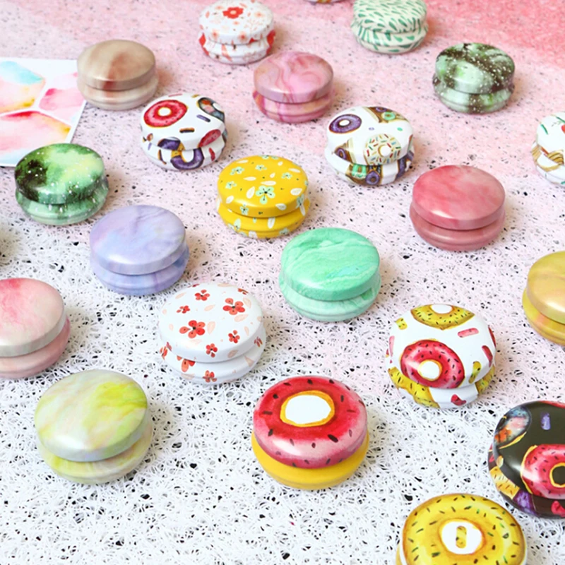 Medicine Tablet Capsule Box Container Storage Travel Mini Tin Box Tablet Box Portable Metal Round Pill Box Drug Holder Random