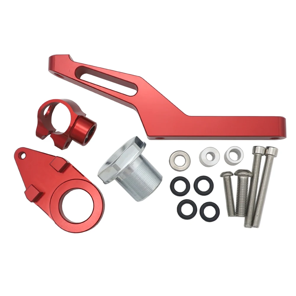 Für Kawasaki Ninja ZX-6R ZX6R 636cc 2009-2025 Motorrad Zubehör NINJA ZX 6R Lenkung Dämpfer Halterung Mount Kit