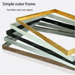 Small Size Picture Frame for Home Decoration, Aluminum Alloy, Canvas Painting Frame for Paintings, DIY Art