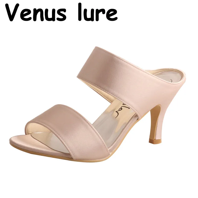 

Женские вечерние туфли Wedopus, праздничные сандалии телесного цвета, 7,5 см